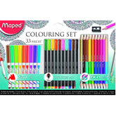 Maped Adult Coloring 33 Pcs Pack - Al Masam Stationery LLC